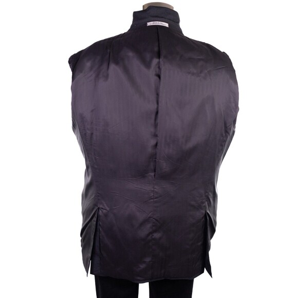 Joseph Abboud Suit Coat Mens 48R Gray Italian Wool Vitale Barberis Canonico - Picture 14 of 16